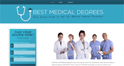 Desktop Screenshot of bestmedicaldegrees.com